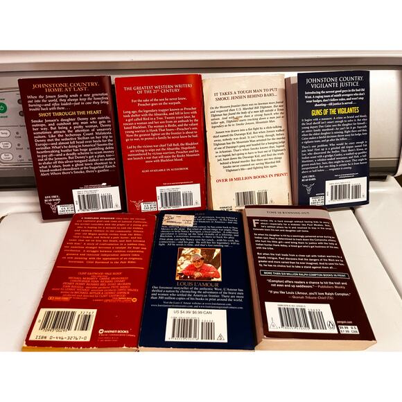 Western Book Lot (8) Johnstone, L'Amour, Eastwood, Compton, Nesbitt Paperbacks - Picture 6 of 6